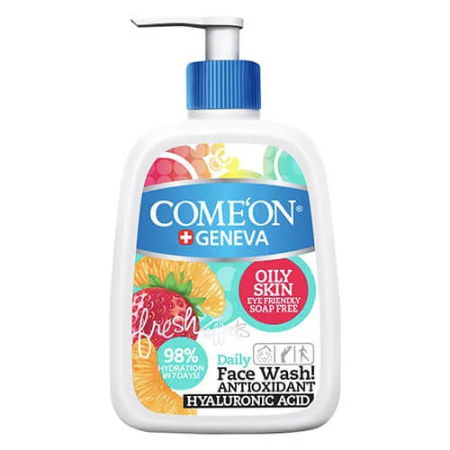 ژل شستشوی صورت کامان پوست چرب سری geneva مدل Oily
