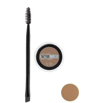 خرید سایه ابرو میبلین مدل Tattoo Studio شماره 370 به همراه برس